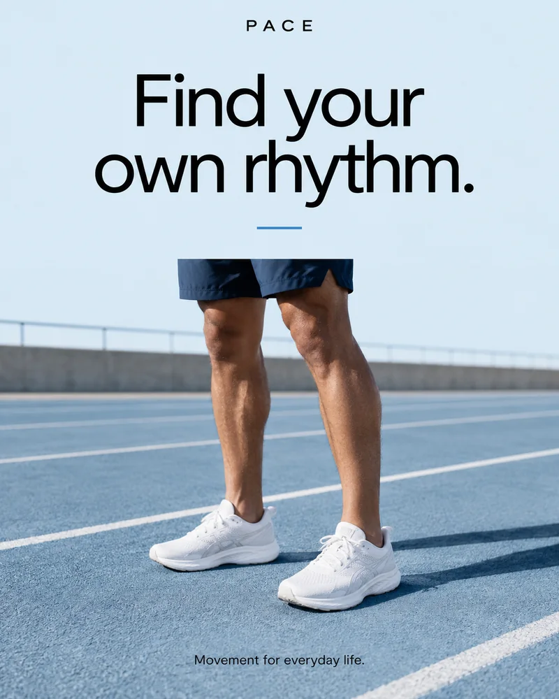 PACE movement campaign: Find your own rhythm.